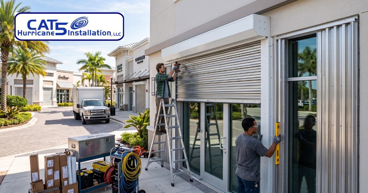 Hurricane Shutter Protection for Tampa Bay Businesses and Managed Communities